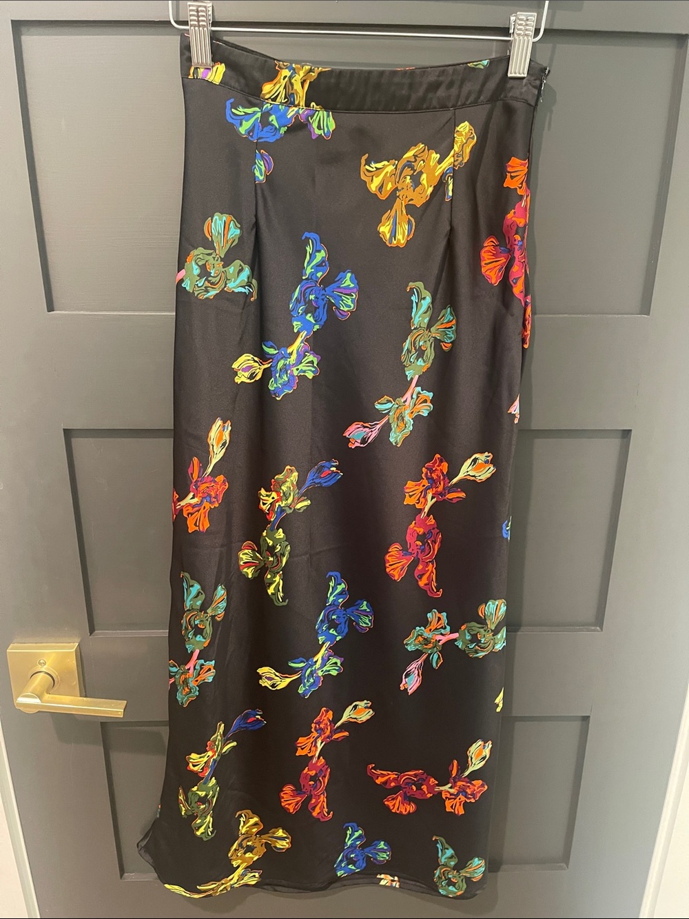 Nasty Gal Floral Skirt with Multicolor Floral Print Size O